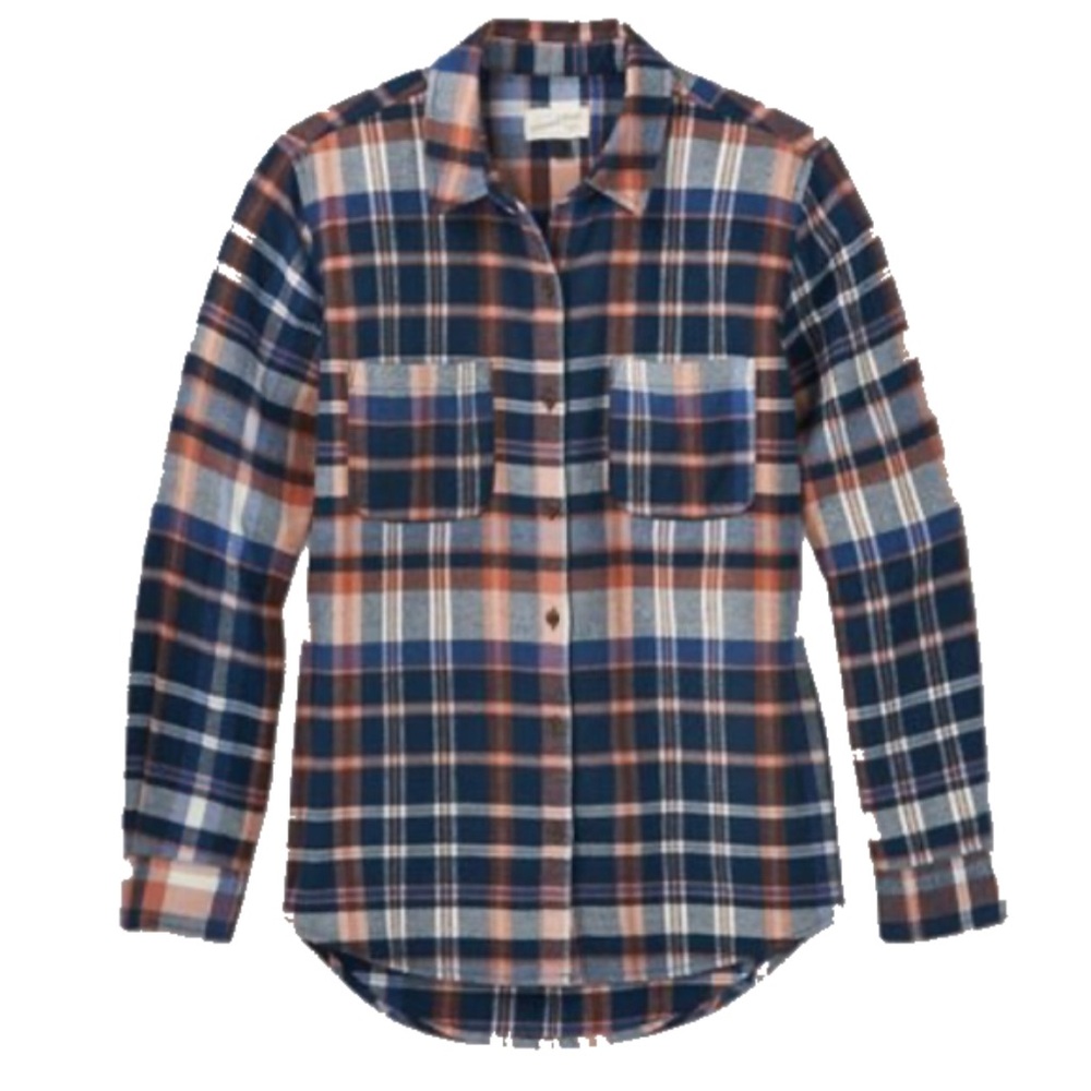 Target Universal Thread plaid flannel button up shirt - Picture 6 of 6